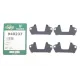 Комплект протискрипних пластин передніх FRENKIT 940237 для Citroen C2/C3 2002-2012