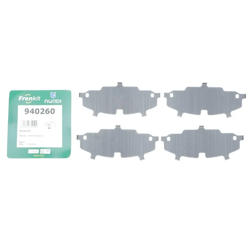 Комплект протискрипних пластин передніх FRENKIT 940260 для Mercedes-Benz C-Class W205, E-Class W213