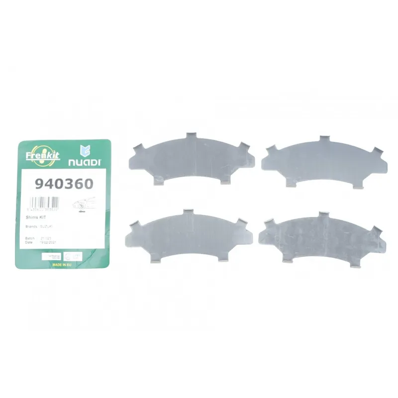 Комплект протискрипних пластин FRENKIT 940360 передній Suzuki SX4 S-Cross/Vitara 1.0-1.6 2013-