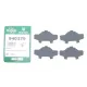 Комплект протискрипних пластин (передніх) Dacia Logan/Sandero 1.0-1.6 04-/Renault Clio 1.2-1.9 98-