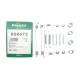 Комплект пружинок колодок ручника Renault Clio /Peugeot 206 1.1-1.9TD 98- (Bendix)