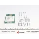 Комплект пружинок колодок ручника FRENKIT 950795 для Daewoo Matiz, Chevrolet Matiz