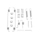 Комплект пружинок колодок ручника Renault Logan/Clio 1.2-1.9dTi 98- (Bosch)