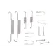 Комплект пружинок колодок ручника FRENKIT 950881 для Chevrolet Captiva C100/C140, Opel Antara (задня вісь)
