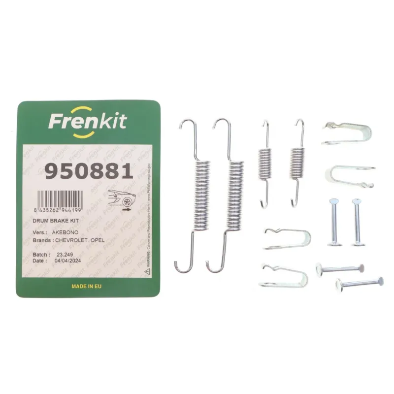 Комплект пружинок колодок ручника FRENKIT 950881 для Chevrolet Captiva C100/C140, Opel Antara (задня вісь)