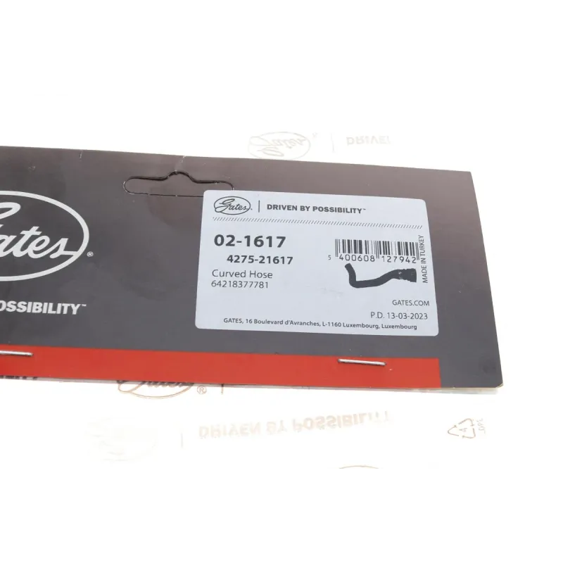 Патрубок системи охолодження GATES 02-1617 для BMW 3 (E46) 1998-2005 M43 18мм