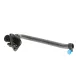 Патрубок радіатора GATES 02-1698 для BMW 1 (F20) 114i/116i/118i, 3 (F30) 316i/320i, діаметр 37/26 мм