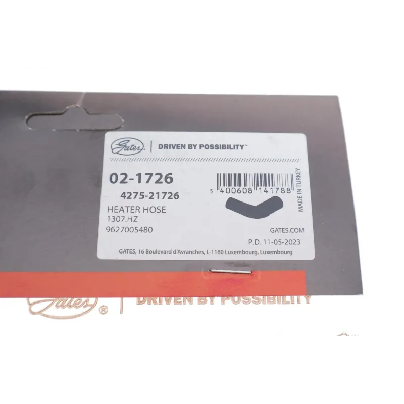 Патрубок системи охолодження GATES 02-1726 для Citroen Berlingo, Peugeot Partner 1.8-1.9D 1996-