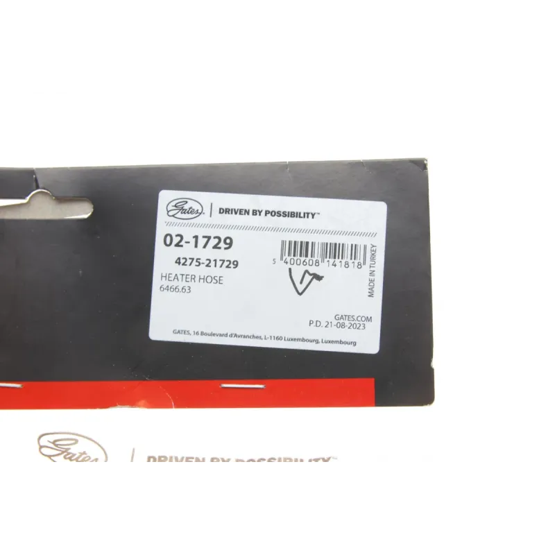 Патрубок пічки GATES 02-1729 для Citroen Berlingo/Peugeot Partner 1.9D 96-11, комплект