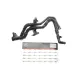 Патрубок радіатора GATES 02-1730 для Citroen Berlingo/Peugeot Partner 1.6HDi 05- (30/20 мм)