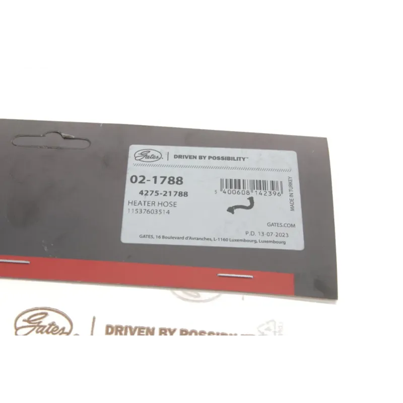 Патрубок радіатора верхній GATES 02-1788 для BMW 1 (F20) 125i, 3 (F30) 320i, 5 (F10) 528i, 24/27 мм