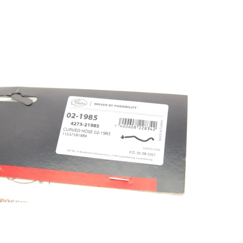 Патрубок радіатора GATES 02-1985 для BMW X3 (F25) X4 (F26) 3.0 2010-2018, діаметр 25 мм