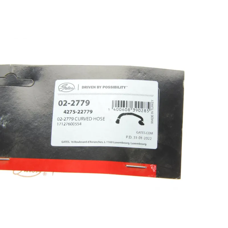 Патрубок радіатора GATES 02-2779 для BMW 1 (F20/F21), 3 (F30/F80), 4 (F32/F82) 1.6/2.0 11- N13/N20/N26
