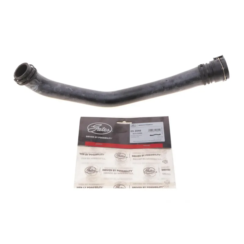 Патрубок системи охолодження GATES 05-2046 верхній для Ford Fiesta/Fusion 1.25-1.6 2002-2008, діаметр 31/33 мм
