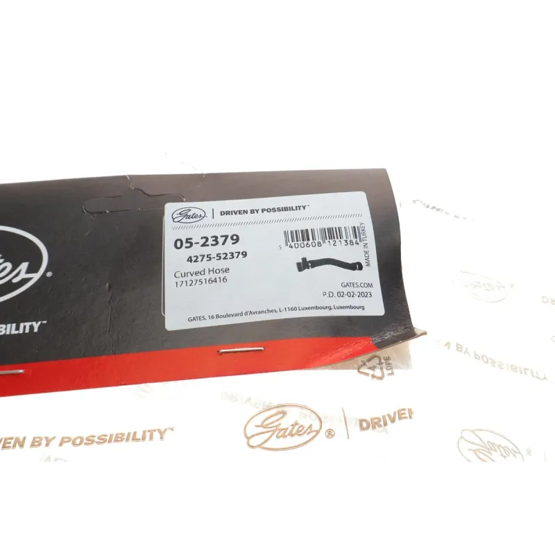 Патрубок радіатора нижній GATES 05-2379 для BMW 3 (E46) 1.8i/2.0i 2001-2007, діаметр 40 мм