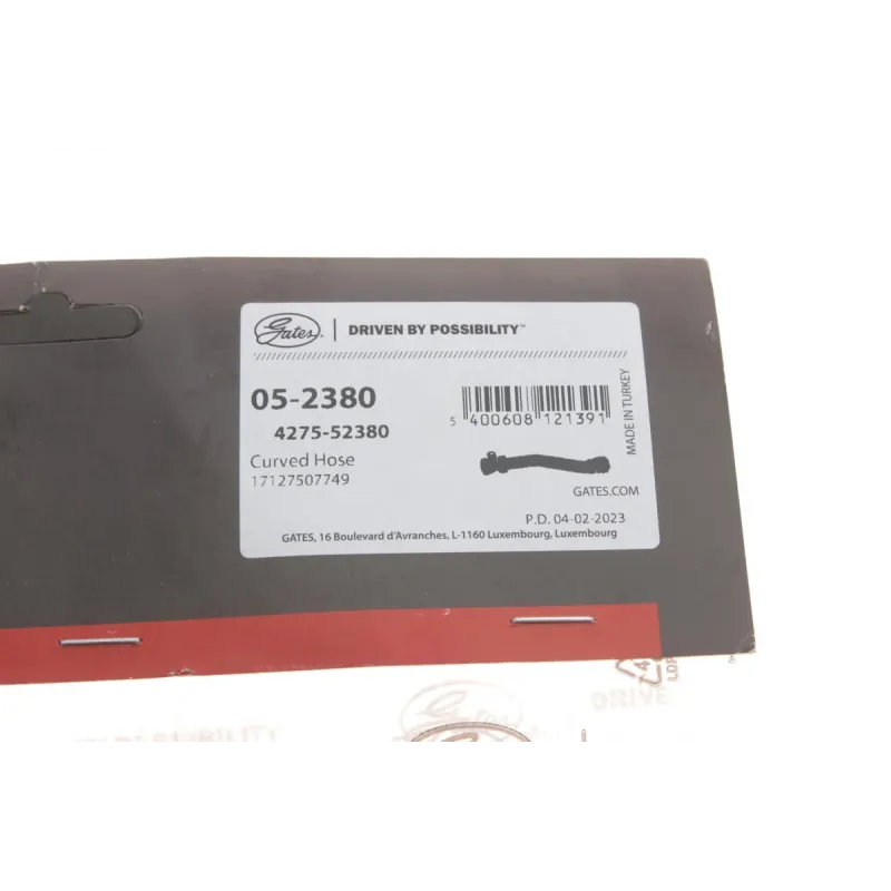 Патрубок радіатора верхній GATES 05-2380 для BMW 3 (E46) 318i 316i 143/115 к.с. 38мм