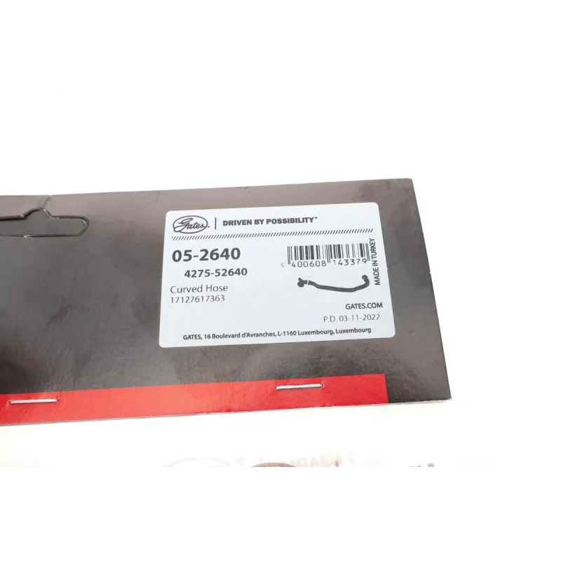 Патрубок радіатора GATES 05-2640 для BMW 2 (F45/F46), X1 (F48), X2 (F39) 1.5-2.0D 13- B38/B48/B48, 32мм