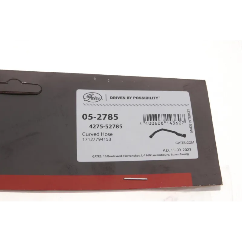 Патрубок радіатора GATES 05-2785 для BMW X5 (E70) X6 (E71) 3.0D 2007-2013, 38мм