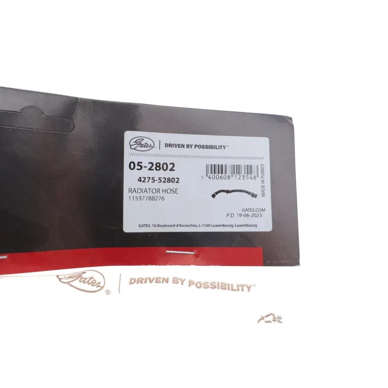 Патрубок системи охолодження GATES 05-2802 для BMW X5 (E53) 3.0D 2003-2006, діаметр 37 мм