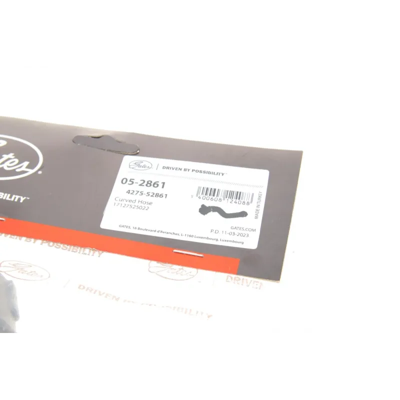 Патрубок системи охолодження GATES 05-2861 для BMW 1 (E81/E87) 2.0 2004-2013, 38 мм