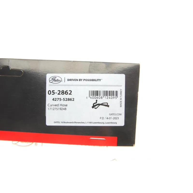 Патрубок радіатора верхній GATES 05-2862 для BMW 5 (E60/E61) 4.4 2003-2010, 38 мм
