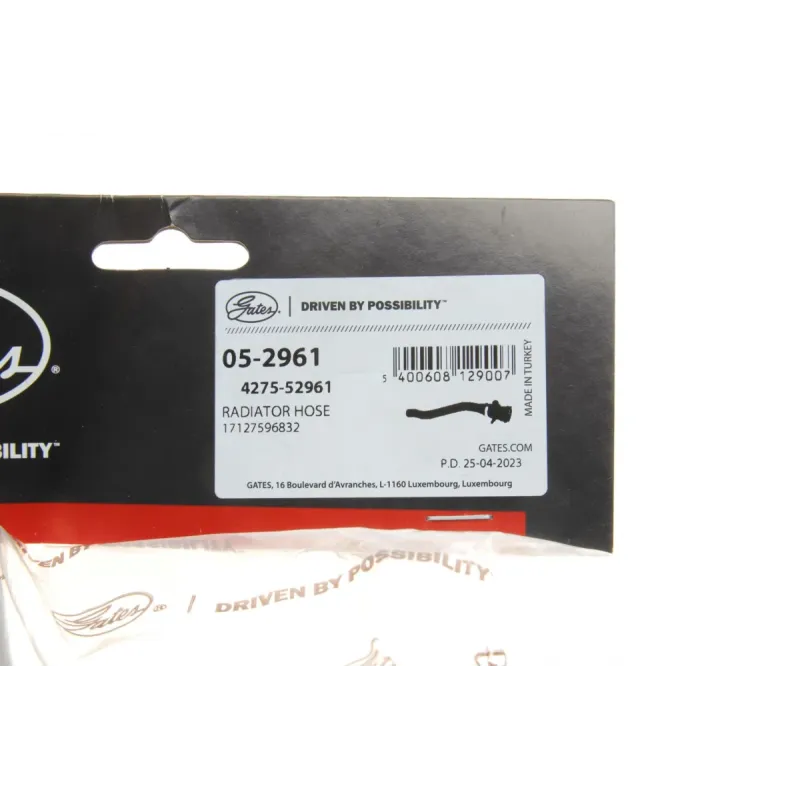 Патрубок радіатора верхній GATES 05-2961 для BMW 1 (F20/F21) 118i, 3 (F30) 320i, діаметр 28 мм