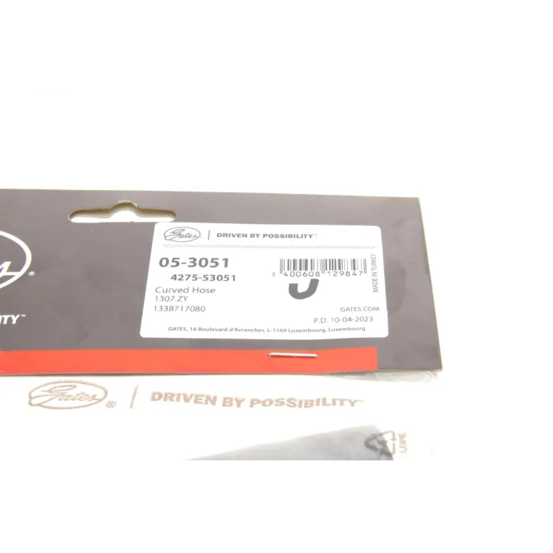 Патрубок системи охолодження GATES 05-3051 для Fiat Ducato 2.0 JTD 2001-2006, 35 мм