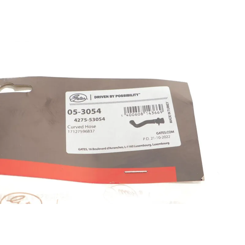 Патрубок радіатора GATES 05-3054 для BMW 1 (F20) 125i, 3 (F30) 320i, 4 (F32) 420i, 39 мм
