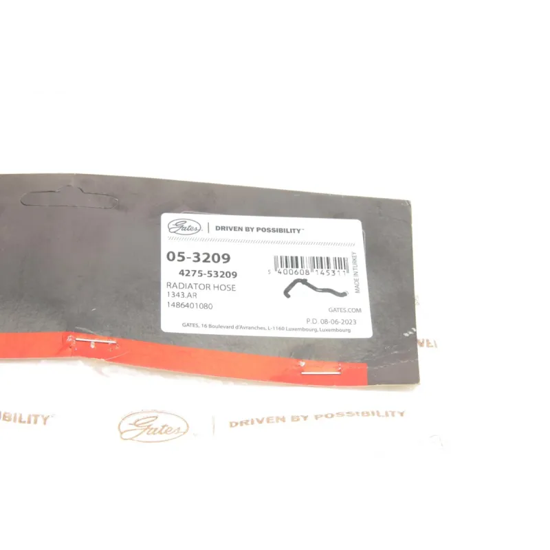 Патрубок радіатора верхній GATES 05-3209 для Citroen Jumpy, Peugeot Expert, Fiat Scudo 2.0HDI 1999-2006, діаметр 29/31 мм