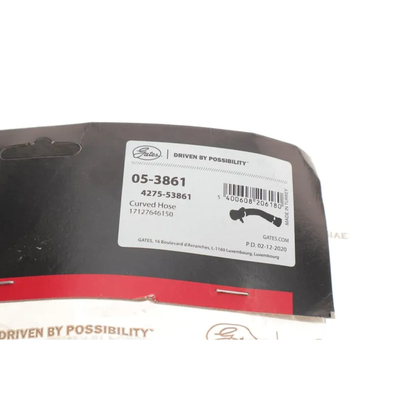 Патрубок радіатора GATES 05-3861 для BMW X3 (F25) X4 (F26) 38мм