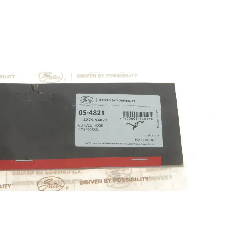 Патрубок радіатора GATES 05-4821 для BMW 3 (F30/F31) 320i/328i xDrive 2011-2018, діаметр 21.5/18 мм