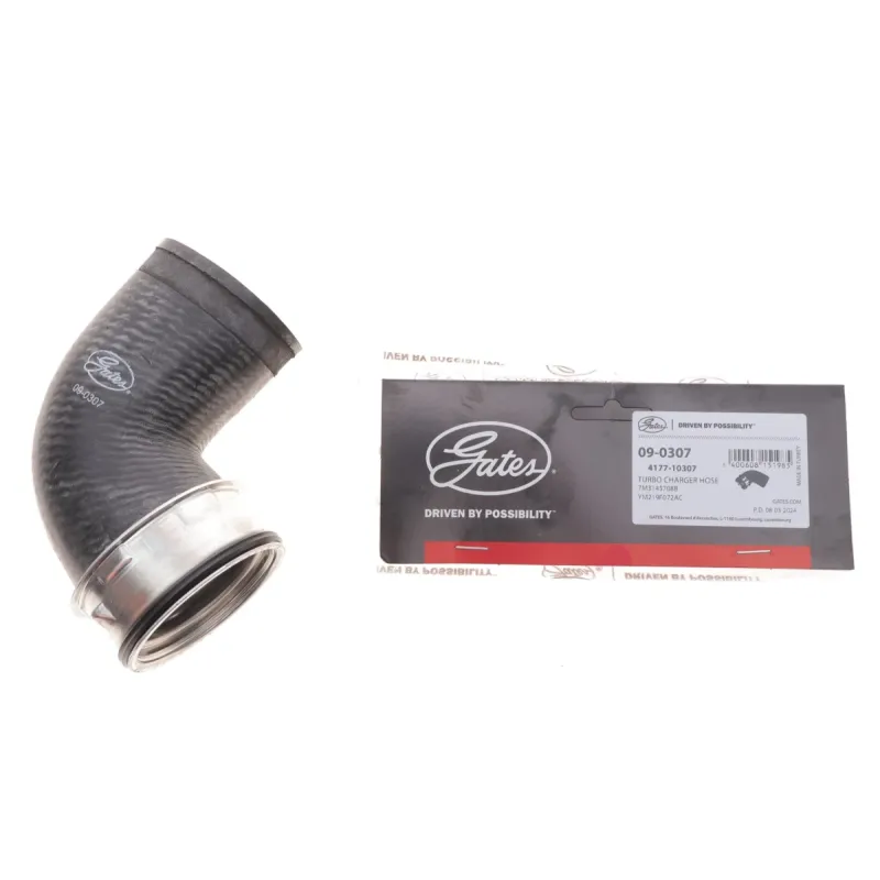 Патрубок турбіни GATES 09-0307 для Volkswagen Sharan, Seat Alhambra 1.9TDI 2000-2010, діаметр 46/48 мм