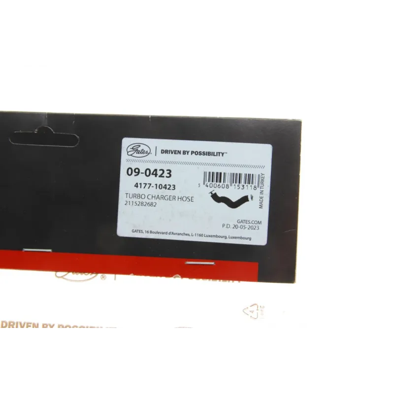 Патрубок інтеркулера GATES 09-0423 для Mercedes-Benz E-Class W211 2005-2008, 62/56 мм