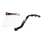 Патрубок інтеркулера GATES 09-0531 для Renault Kangoo 1.5 dCi 2008-, 36 мм