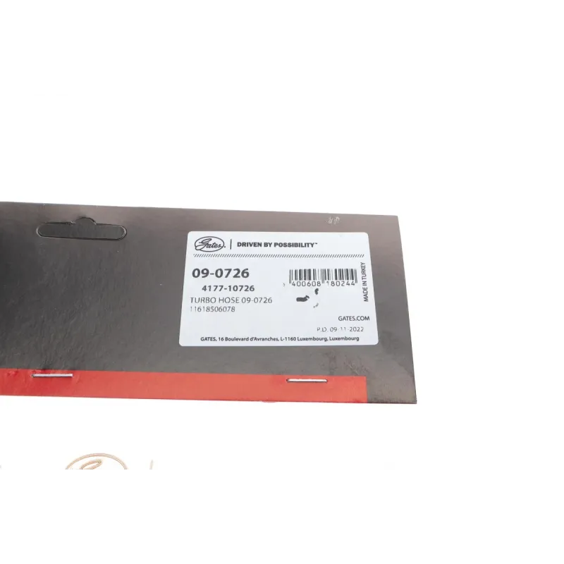 Патрубок інтеркулера GATES 09-0726 для BMW 3 (E90/E92) 3.0D 2005-2013, 55/56 мм