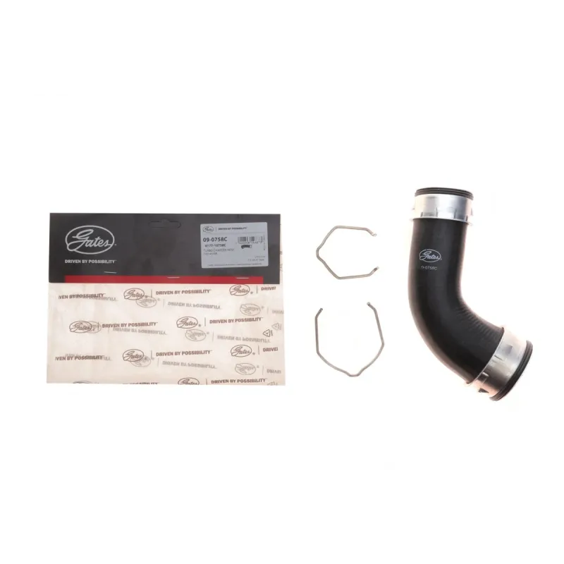 Патрубок інтеркулера GATES 09-0758C для Volkswagen T5 1.9 TDI 2003-2009, 48/38 мм