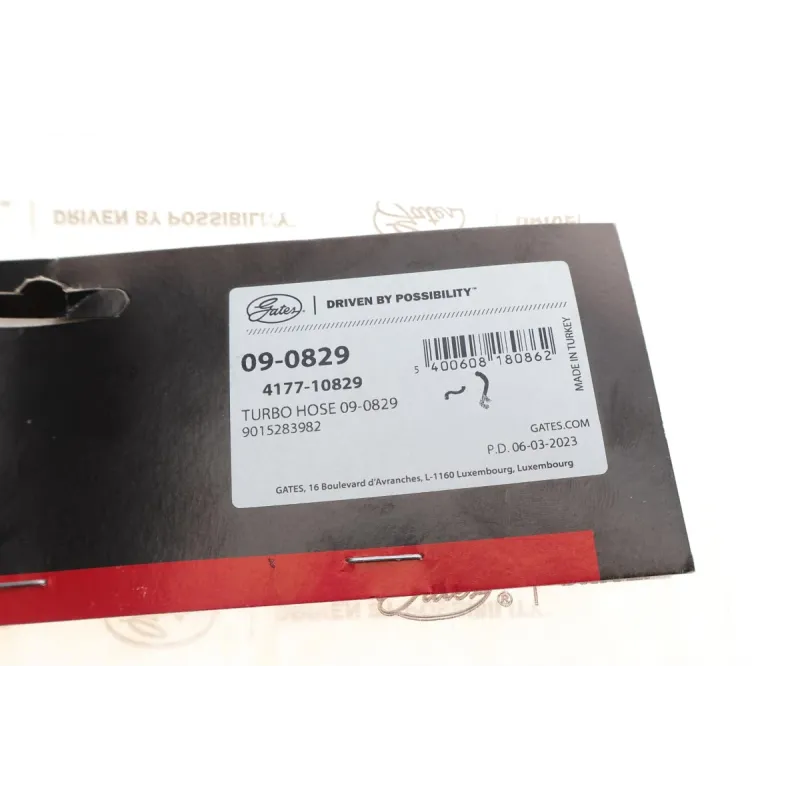 Патрубок інтеркулера верхній GATES 09-0829 для Mercedes-Benz Sprinter 2.7CDI 2000-2006, 64/57 мм