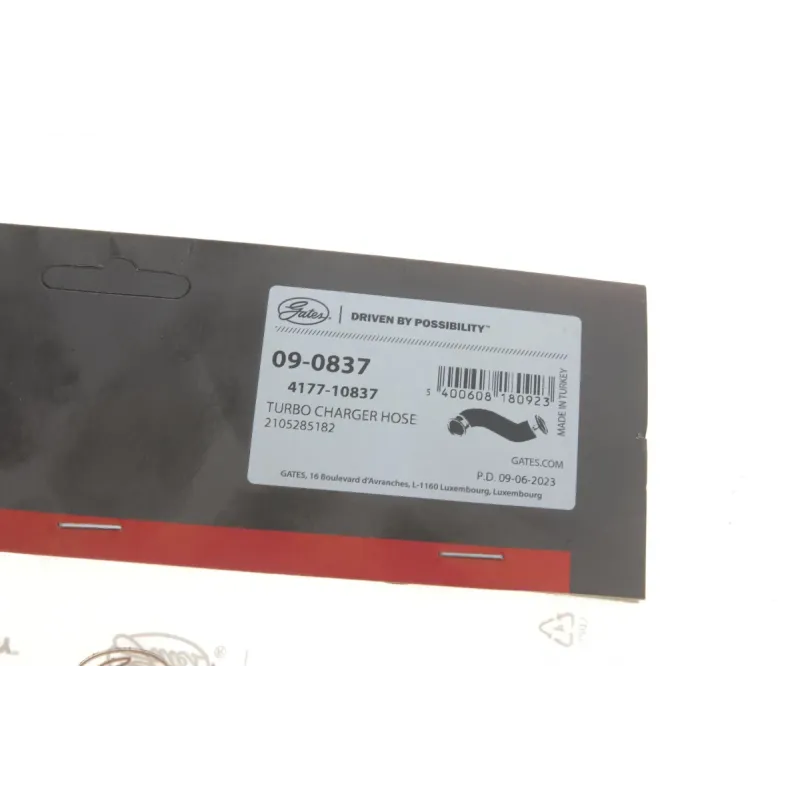 Патрубок інтеркулера GATES 09-0837 для Mercedes-Benz E-Class W210 3.2CDI 1999-2003 (діаметр 56 мм)