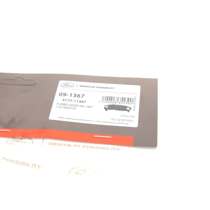 Патрубок інтеркулера GATES 09-1367 (R) для BMW 1 (E81/E87/E82) 2.0D 2004-2011, 59/63 мм