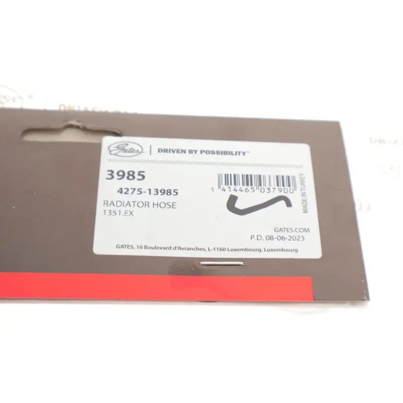 Патрубок радіатора GATES 3985 для Citroen Berlingo/Peugeot Partner 2.0HDi 99-11, 31/34 мм