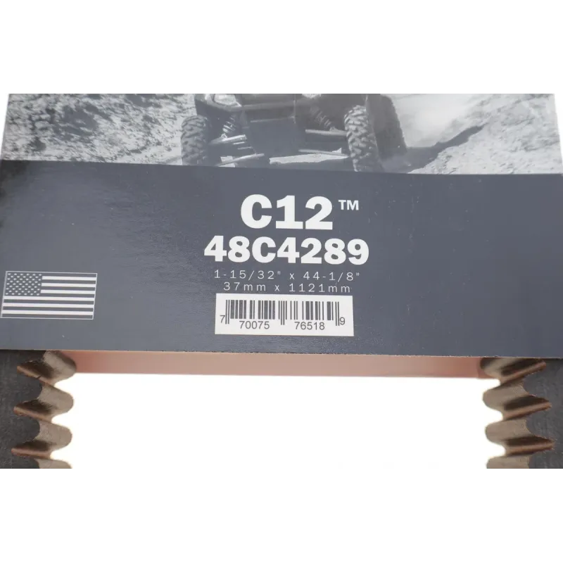 Ремінь приводу колеса GATES 48C4289 для Can-Am Maverick Sport 1000R X Reinforced Part 37 мм