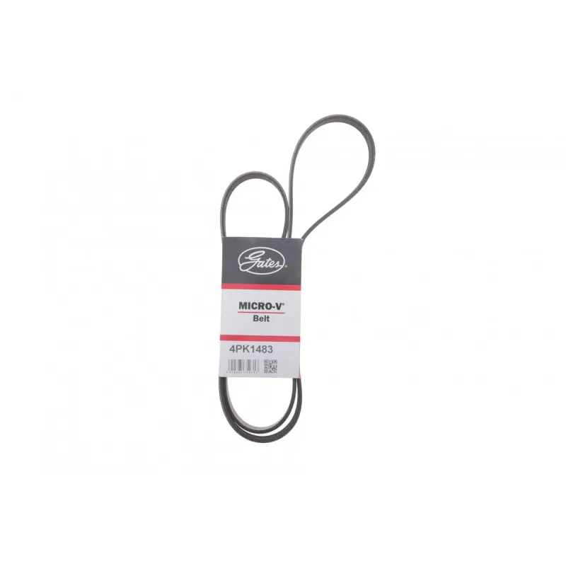 Ремінь генератора GATES 4PK1483 для Ford Transit 2.5D/TD 1992-2000, 1483 мм