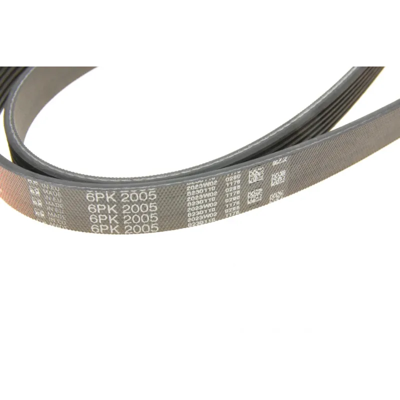 Ремінь генератора GATES 6PK2005 для Mercedes-Benz C-Class W204/E-Class W212 2.2D OM651, 2005 мм