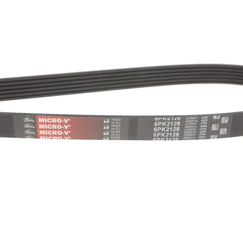 Ремінь генератора GATES 6PK2128 для Volkswagen T4 2.5TDI 1992-2003, 2128 мм