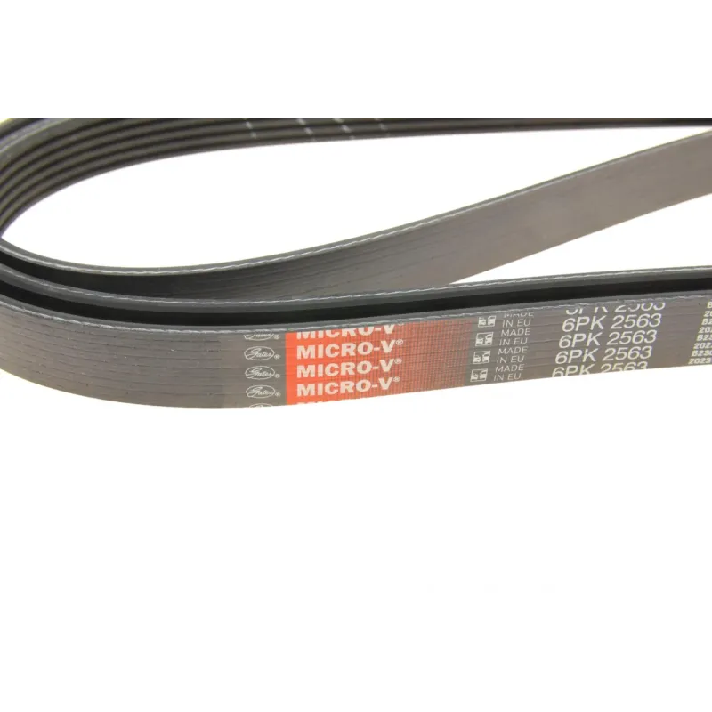 Ремінь генератора GATES 6PK2563 для Mitsubishi Lancer 1.8 2008-, Outlander 2.0-2.4 2006-, довжина 2563 мм