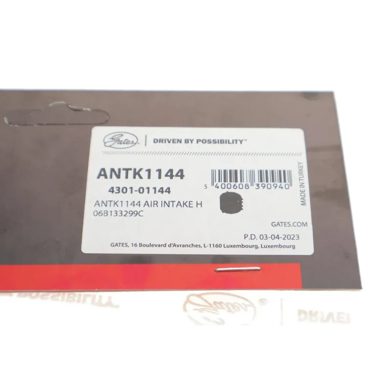Патрубок впускного колектора GATES ANTK1144 для Audi A4 B5/B6/B7, VW Passat B5 1.6/2.0 1997-2008, діаметр 54.5 мм
