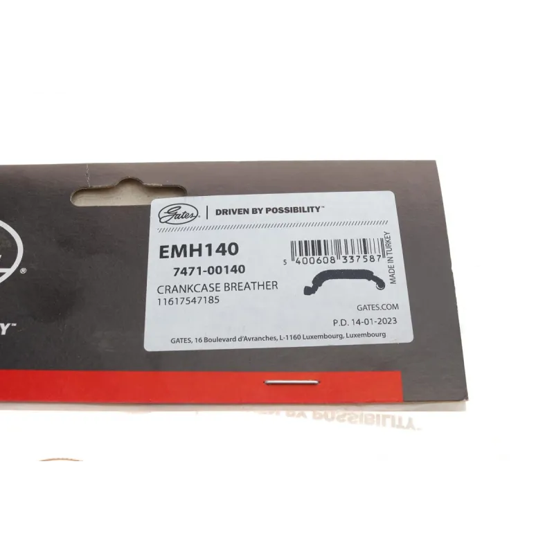 Патрубок вентиляції картера GATES EMH140 для BMW 5 (E60) 545i 2003-2010, X5 (E53) 4.4i 2003-н.в.