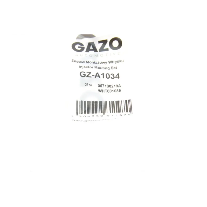 Ремкомплект форсунки GAZO GZ-A1034 для Audi A4/A6 2.5 TDI 1997-2005 (к-кт 6 шт)