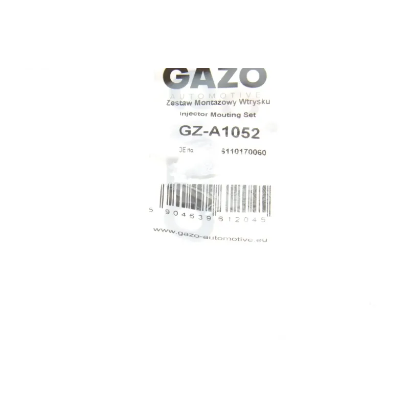 Ремкомплект форсунки GAZO GZ-A1052 для Mercedes-Benz Sprinter 906/907/910, Vito W639 2003- (шайба + прокладка)