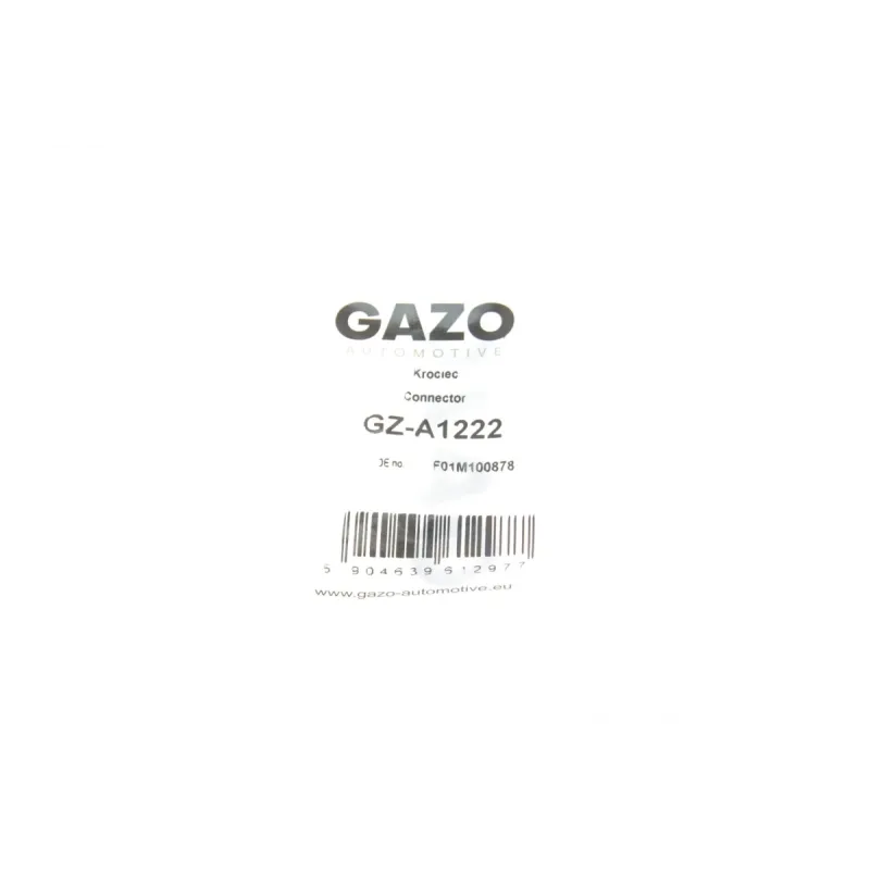 Штуцер зливу форсунки GAZO GZ-A1222 для Fiat Doblo, Punto, Panda 1.3 JTD/Multijet